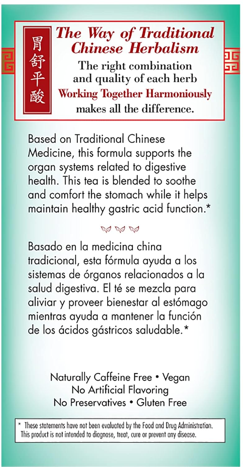 Bravo Tea Gastro Comfort Herbal Tea Caffeine Free, 20 Tea Bags, 6 Count