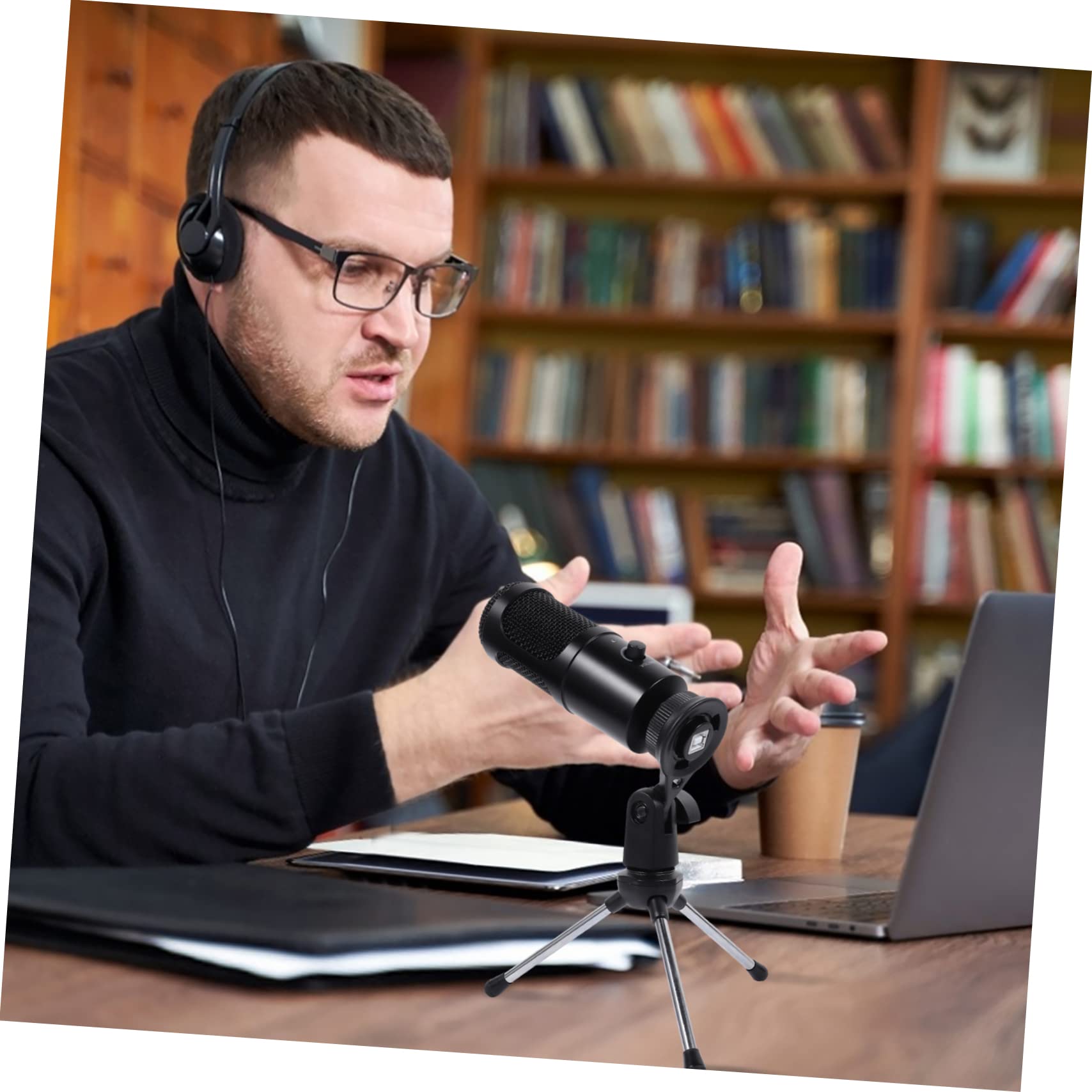 TOYANDONA Konferenzmikrofon USB Für Kondensatormikrofon Für Geschäftskonferenzen Pc-mikrofon Mit Lautstärkeregler Videokonferenzmikrofon Kompatibel Mit Laptop Und Mehr