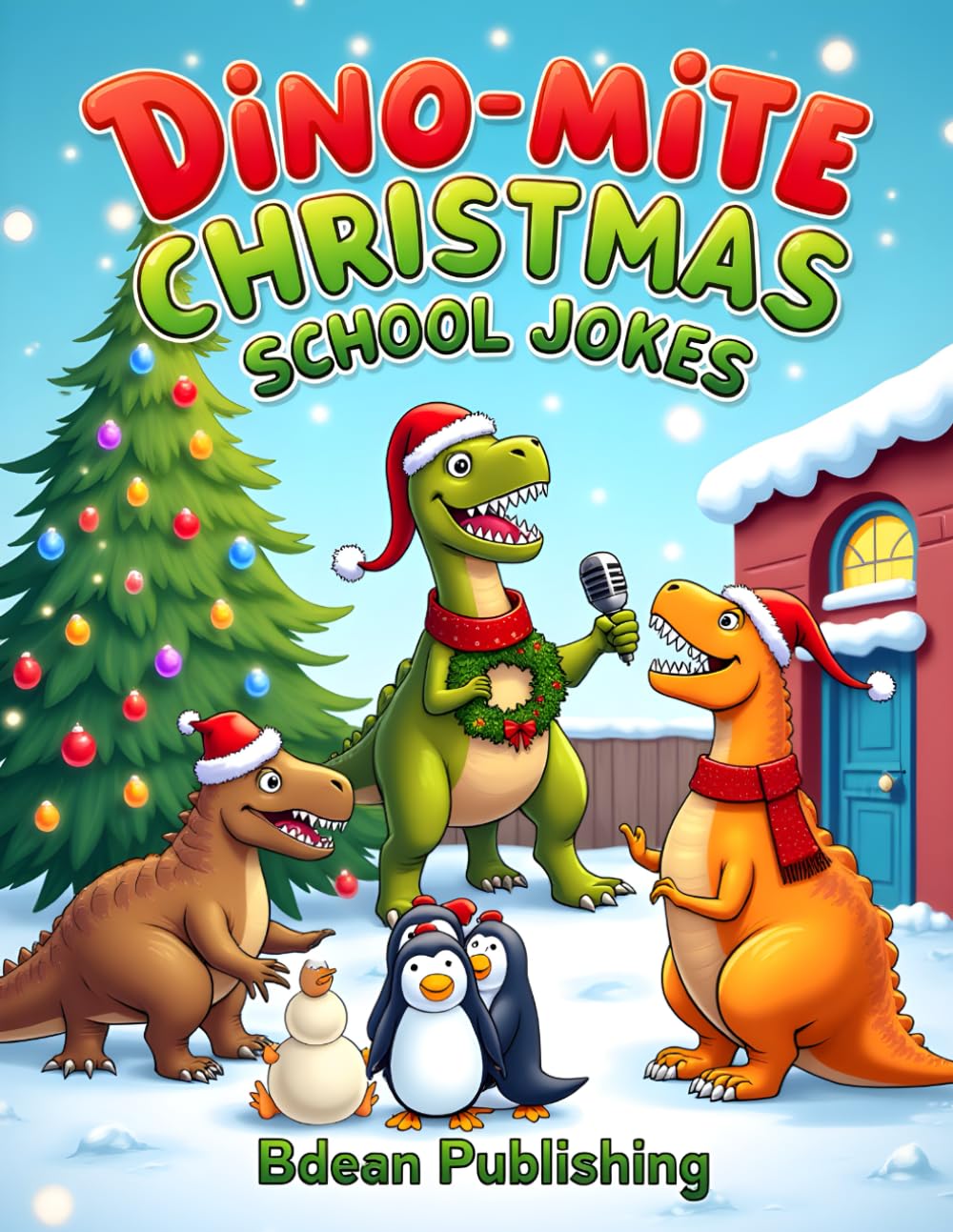 Dino-Mite Christmas School Jokes: Silly Holiday, Dinosaur, and Classroom Jokes for Kids