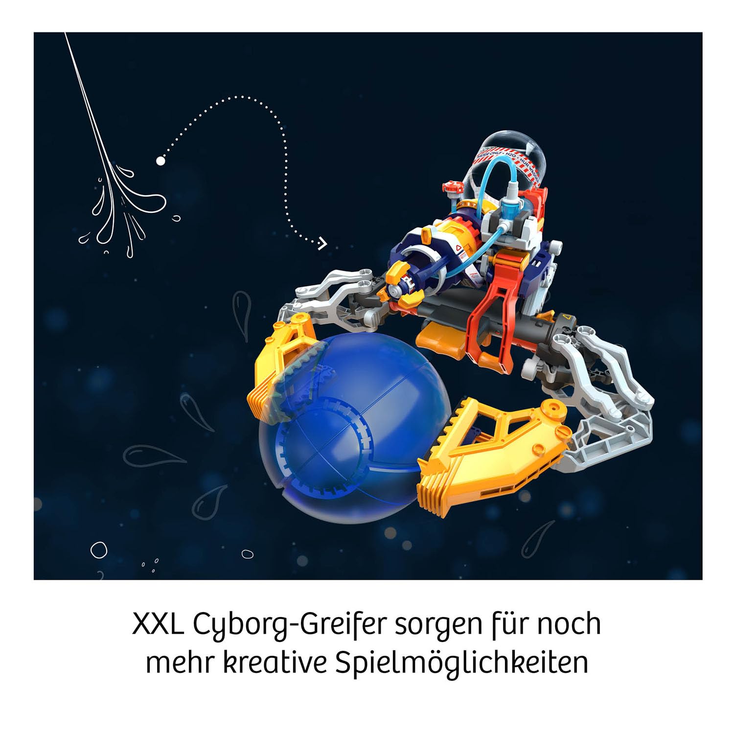Cyborg Water-Blaster: Experimentierkasten
