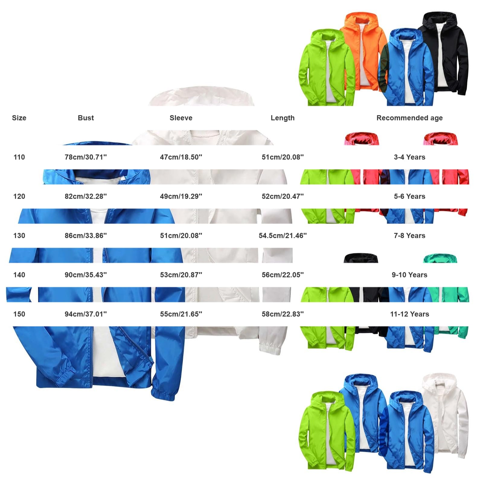 2er-Pack Regenjacke Kinder Wasserdicht Softshelljacke Mädchen mit Kapuze Leicht Warme Winter Jacke Winddicht übergangsjacke Mädchen Outdoor Wintermantel Dünne Windbreaker Kinder