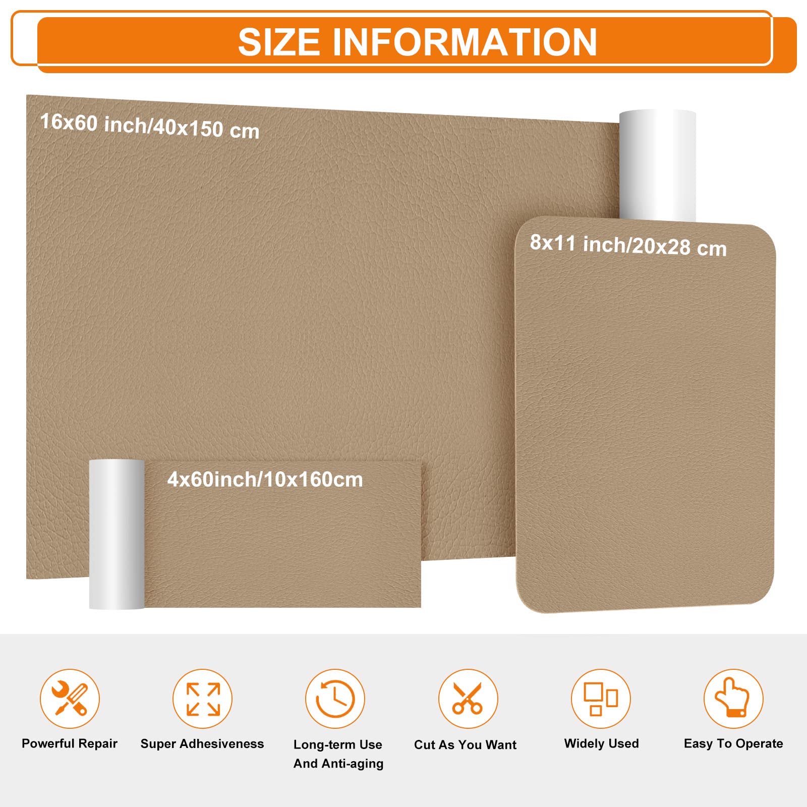 Toppa Riparazione Pelle Autoadesiva - 10x160 Cm Nera Per Divani, Sedili Auto, Borse E Giacche