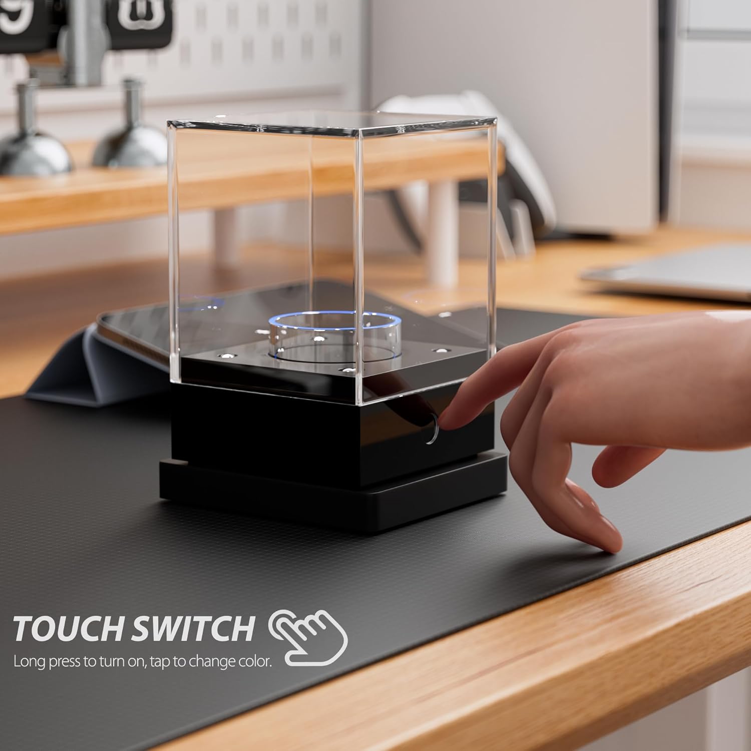 Baseball Display Case with Led Light,Acrylic Baseball Case Display for Balls,Clear Baseball Holder, Light Up Baseball Case, Best Gifts for Memorabilia Baseball - Image 5