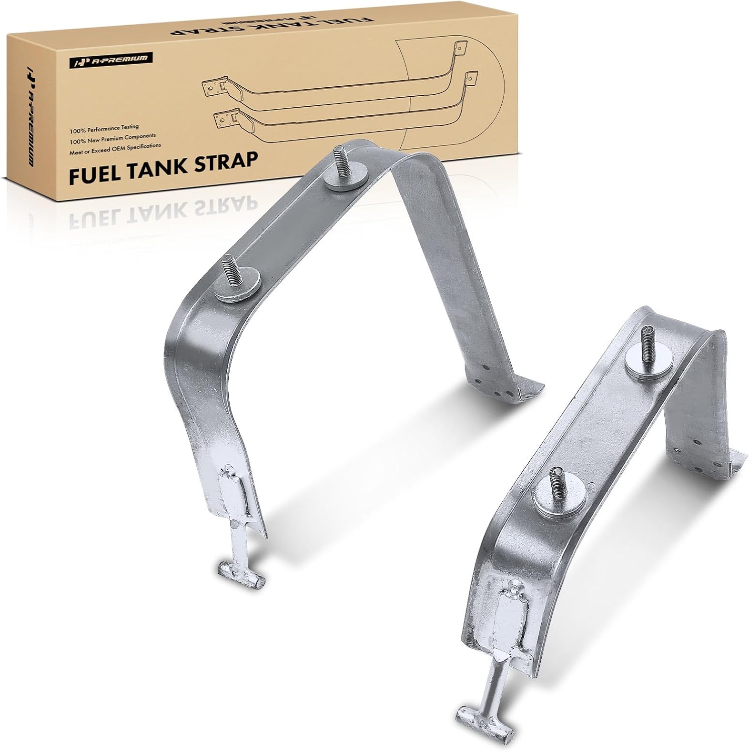 A-Premium Fuel Tank Straps Compatible with Ford Ranger 2006-2011 2-PC Set