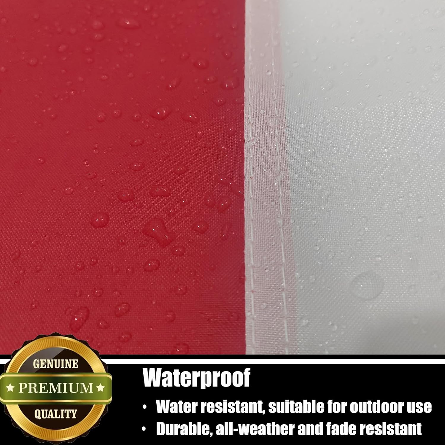 Mexican Mexico Flag 3x5 FT for Outside, Heavy Duty 210D Nylon Mexican National Flags Outdoor, Embroidered Sewn Stripes Long Lasting MX Mexico Flag Brass Grommets - Image 5