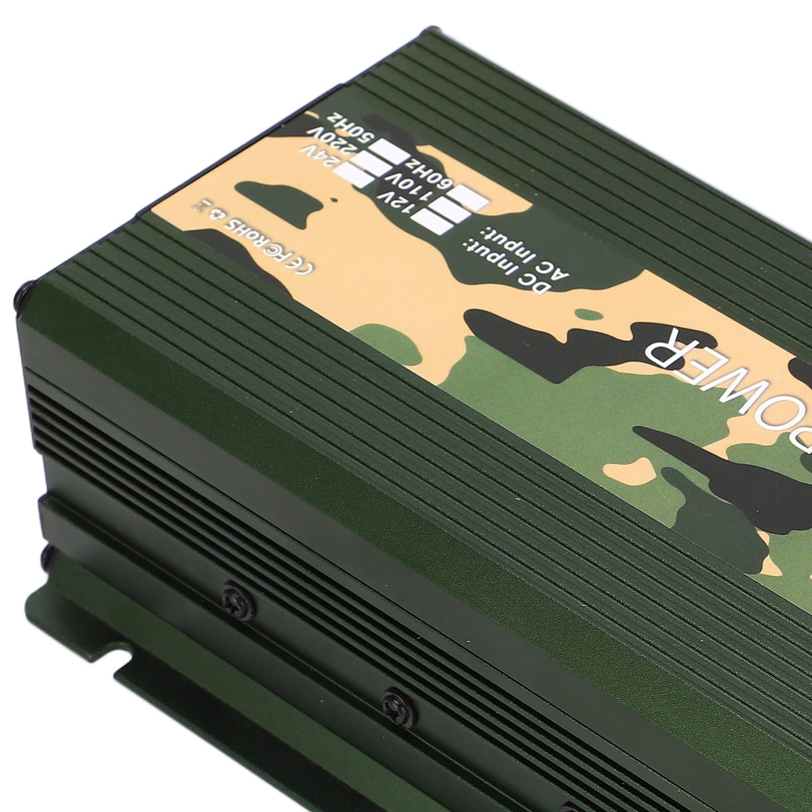 Fafeicy Zmodyfikowany Samochodowy Falownik Sinusoidalny o Mocy 3000 W. Przetwornica DC 12 V na AC z Portem USB i Wentylatorem Chłodzącym do ładowania Laptopów, Telewizorów i urządzeń (220V)
