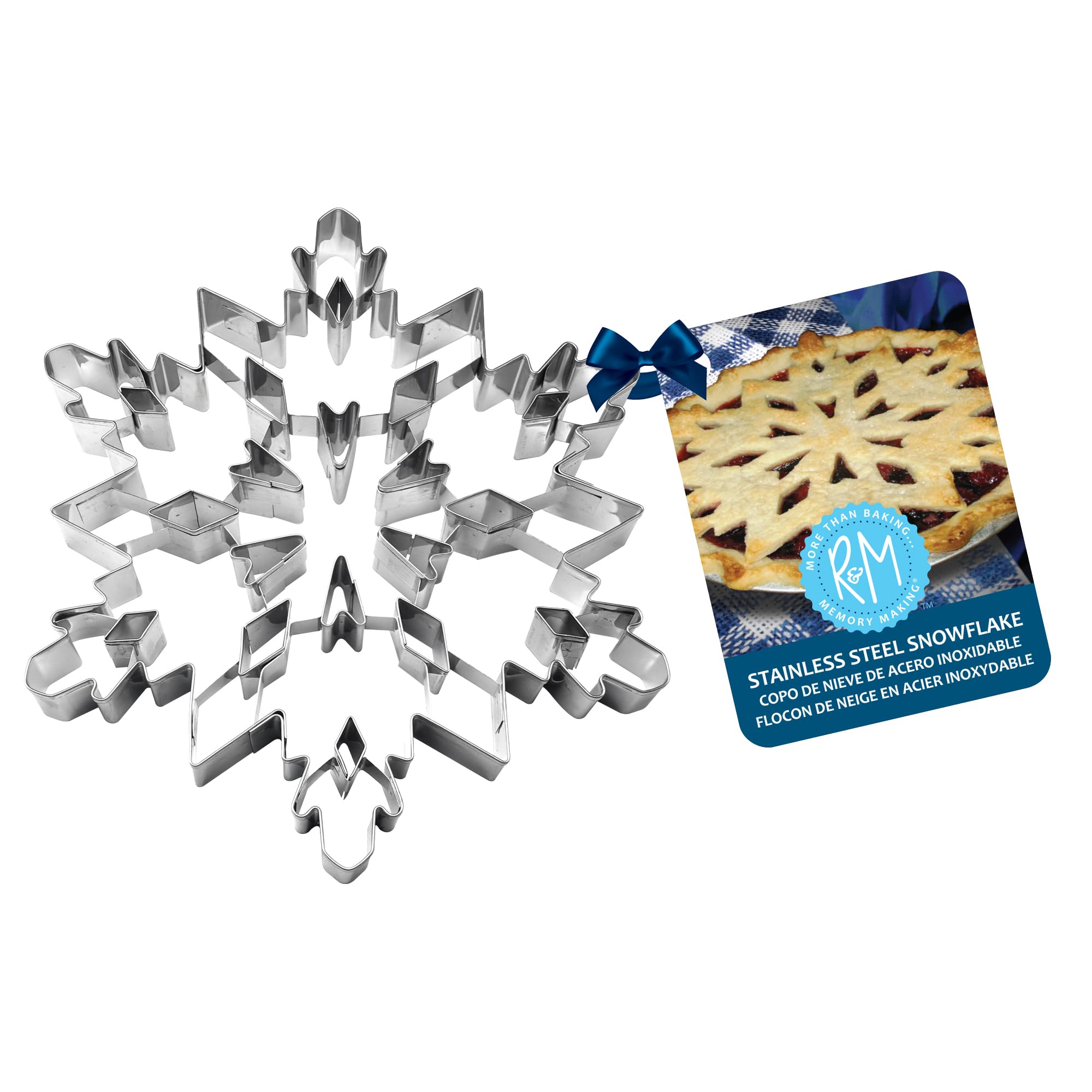 RandM Cortador de galletas con forma de copo de nieve, 1 unidad, 1 unidad