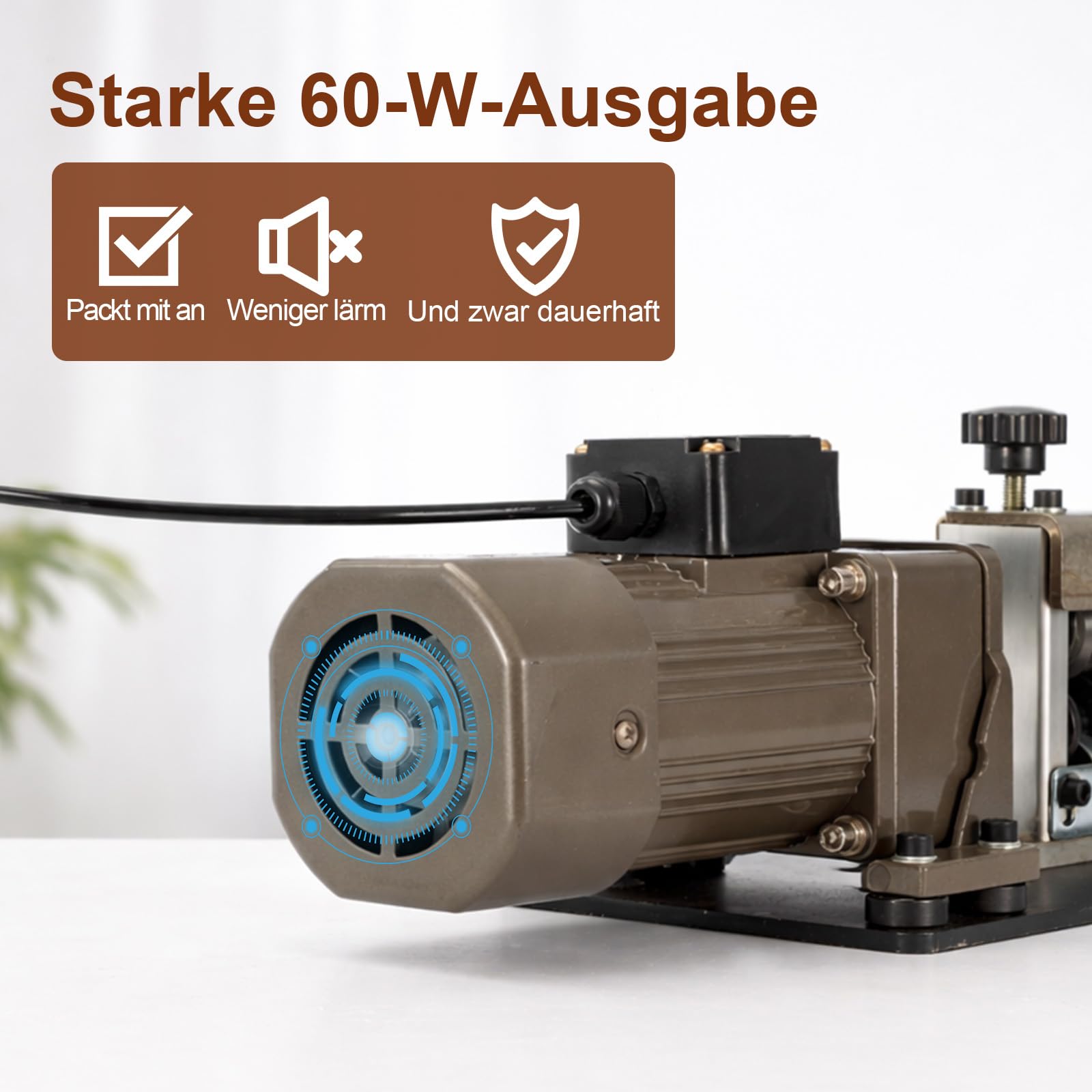 Youyijia Kabelabisoliermaschine Elektrisch, φ3-17mm Kabelschälmaschine 60W Abisoliermaschine 7 Abisolierkanäle, Tragbare Kabelabziehmaschine Ideal zum Abisolieren von Kupferdraht