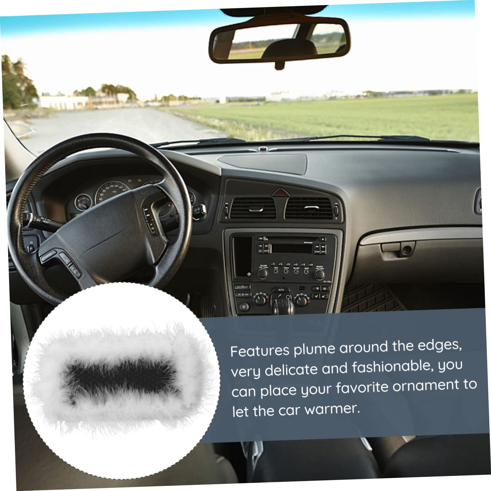 GRIRIW Car Dashboard Non Slip Mat for Phone and Sunglasses Multifunctional Slip Pad for Car Interior Decoration and Accessories