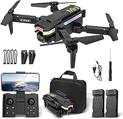 Drone com Camera 4K XT8, Drone Profissional, 110° Ultra Angular, Controle Remoto Drones com Modo VR