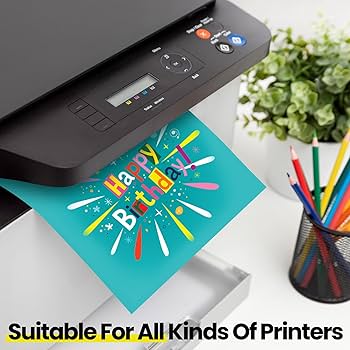 Amazon | Harloon 500枚 マルチカラー 画用紙 バルク 厚手画用紙