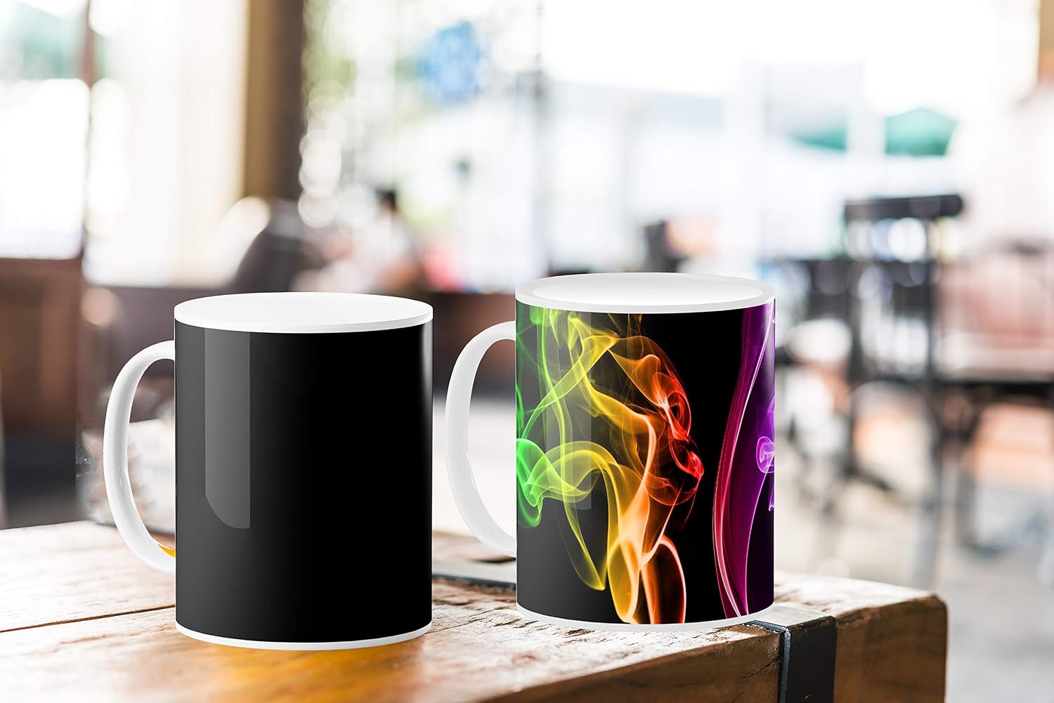 Cortunex Color Changing Coffee mug, Cute Magic Tea Cup, Funny Gift For Women and Men, Ceramic Heat Sensitive Coffee Cup | Smoke thumbnail 7