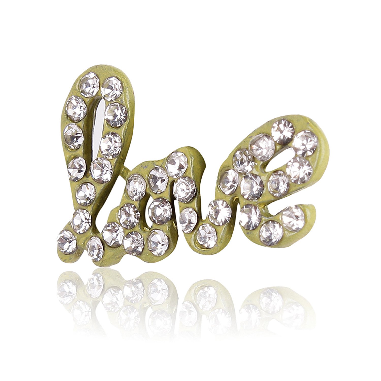 Love Rhinestone Earrings