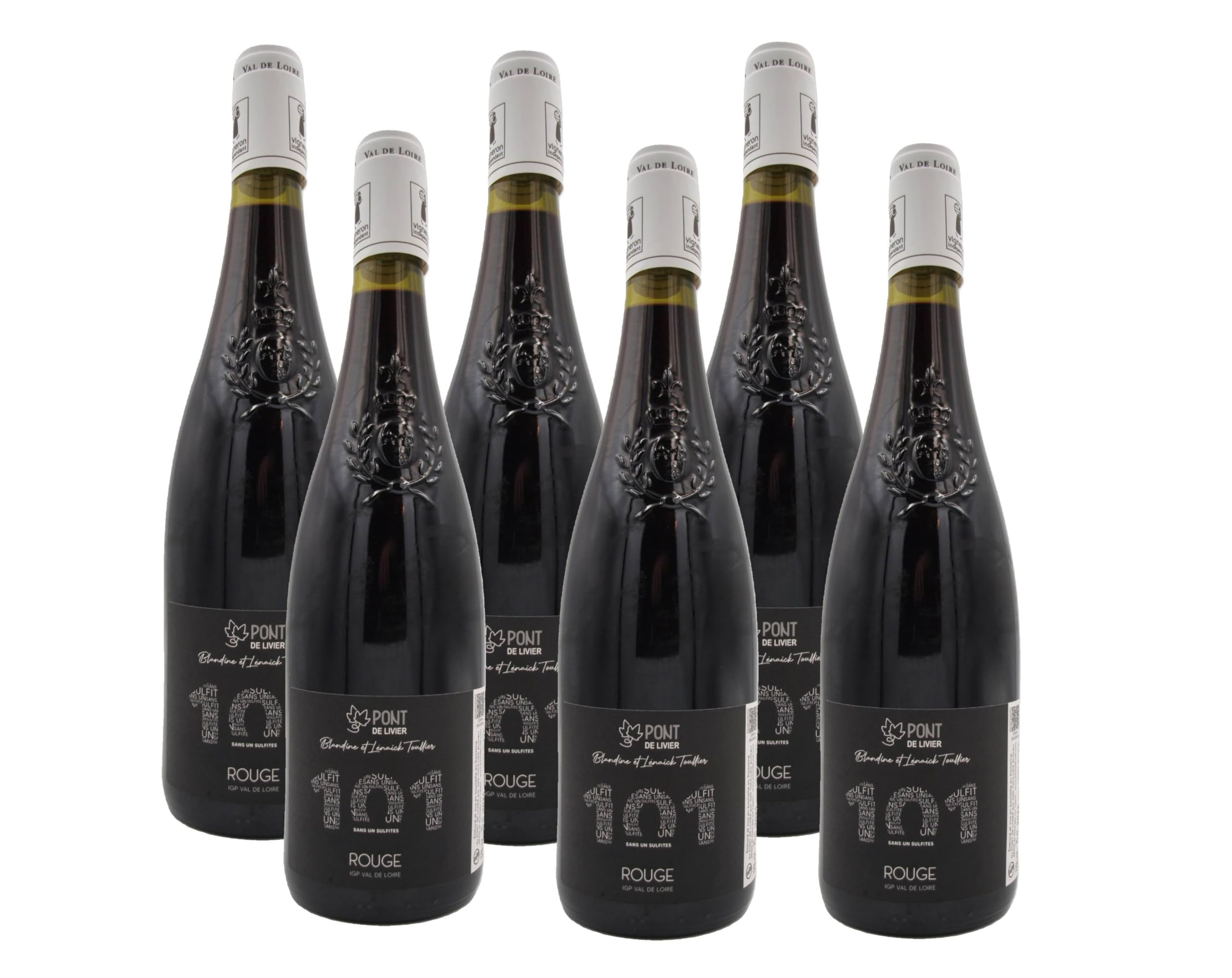 Cabernet Sauvignon "101", IGP Val de Loire, Lot de 6 Bouteilles 75cl édition limité