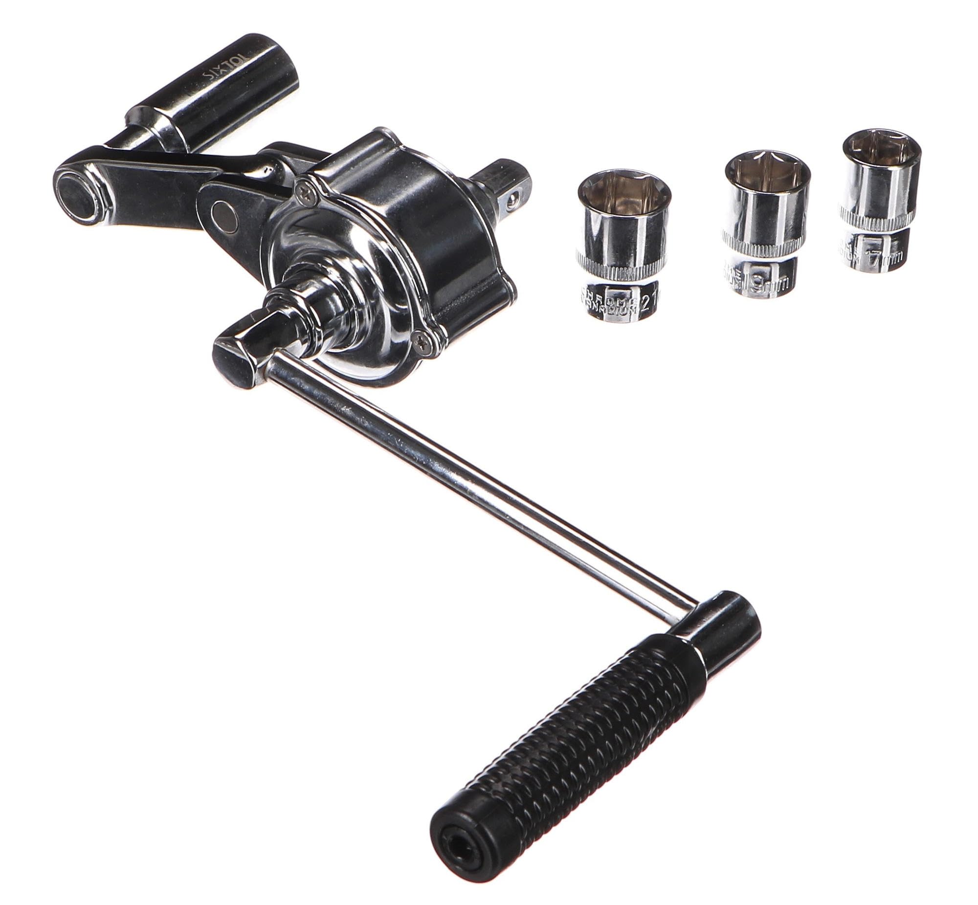 Mechanic Torque 2 | Moltiplicatore di Coppia 1:16 | 1000 NM | Set con bussole 17–19–21 mm