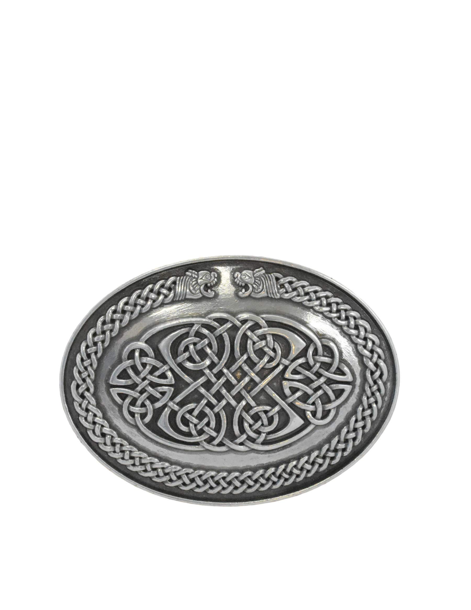 Lee River Goods Co - Men's Snap-On Belt Buckle, Oval Finn, One size