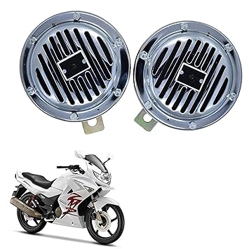 Vagary Chorme Finishing High Sound Universal Wind Tone Horn for Hero Karizma