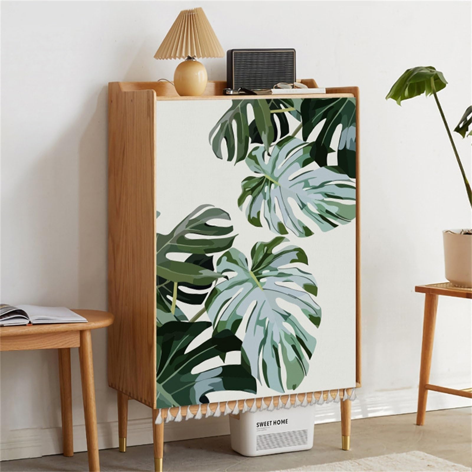 Odot Rideau Cuisine Court Anti-Poussière Avancée, Auto-adhésif Rideaux Couleur Unie Courts Sans Perçage Rideau Fenetre Petit Occultant, Pour Armoire, Cuisine, Sous Évier (Bleu1,100x70cm