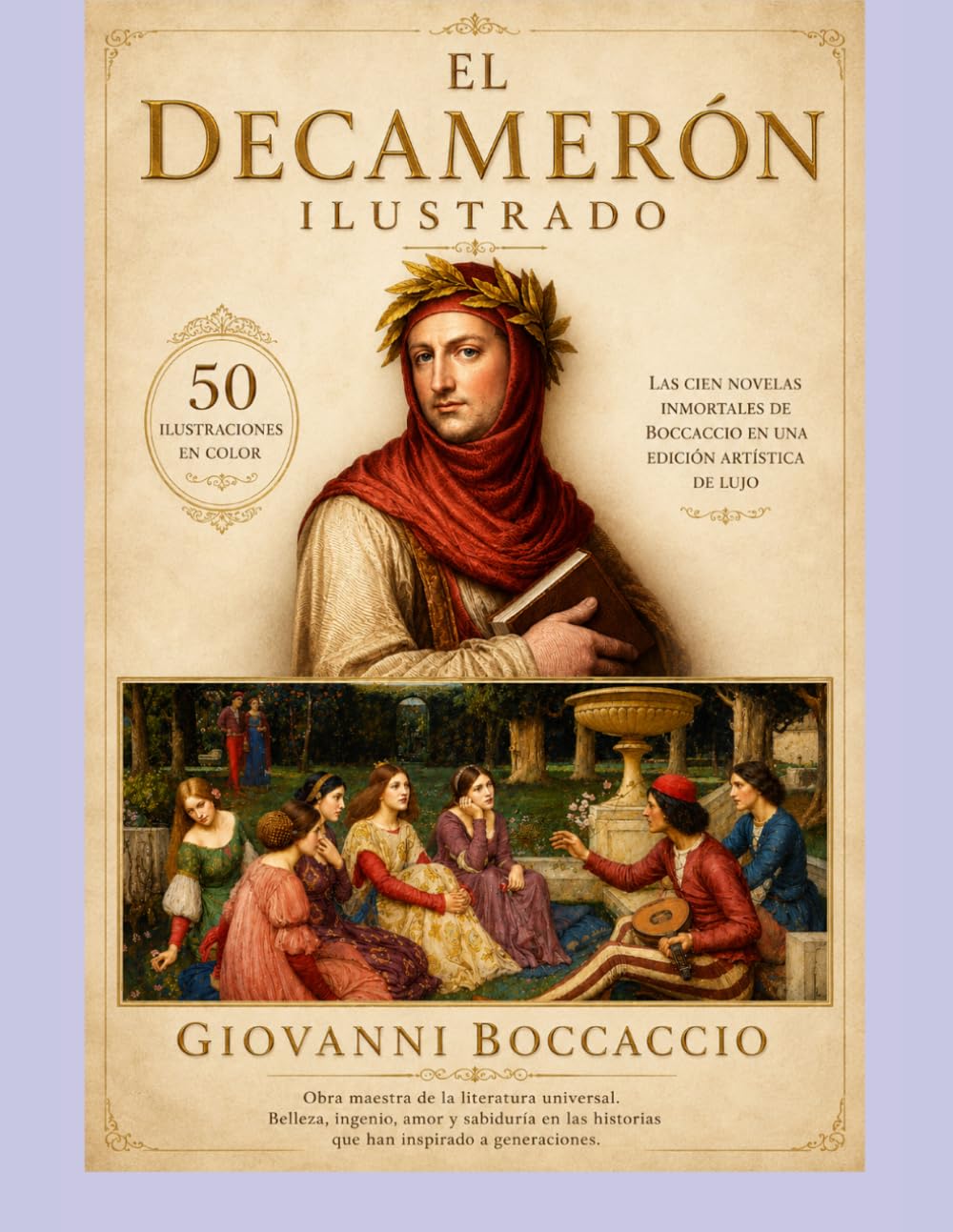 El Decamerón Ilustrado: Las cien novelas inmortales de Boccaccio en una edición artística de lujo