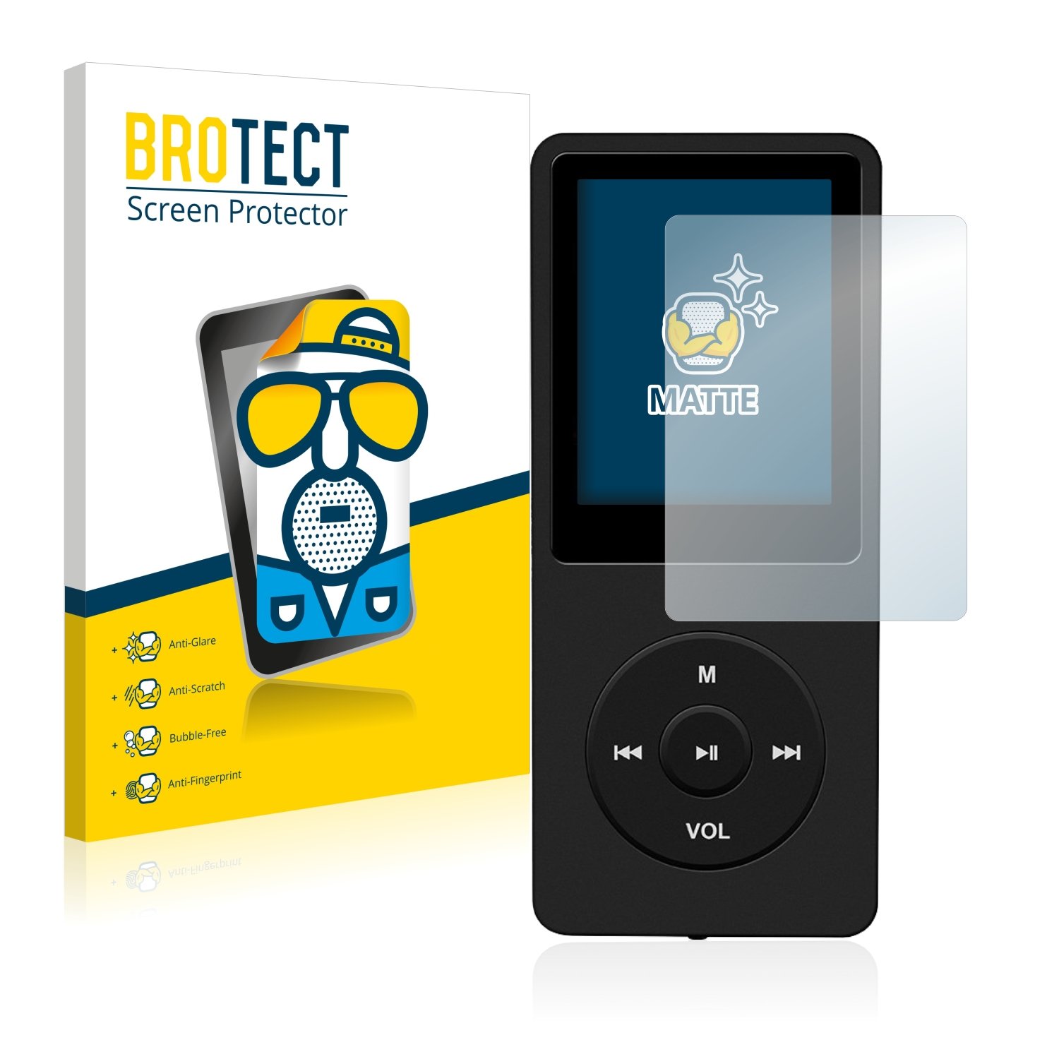 Film Protecteur D’écran Mat Anti-reflets Pour AGPtek M3 – Lot De 2, Anti-rayures, Anti-traces, Pose Facile