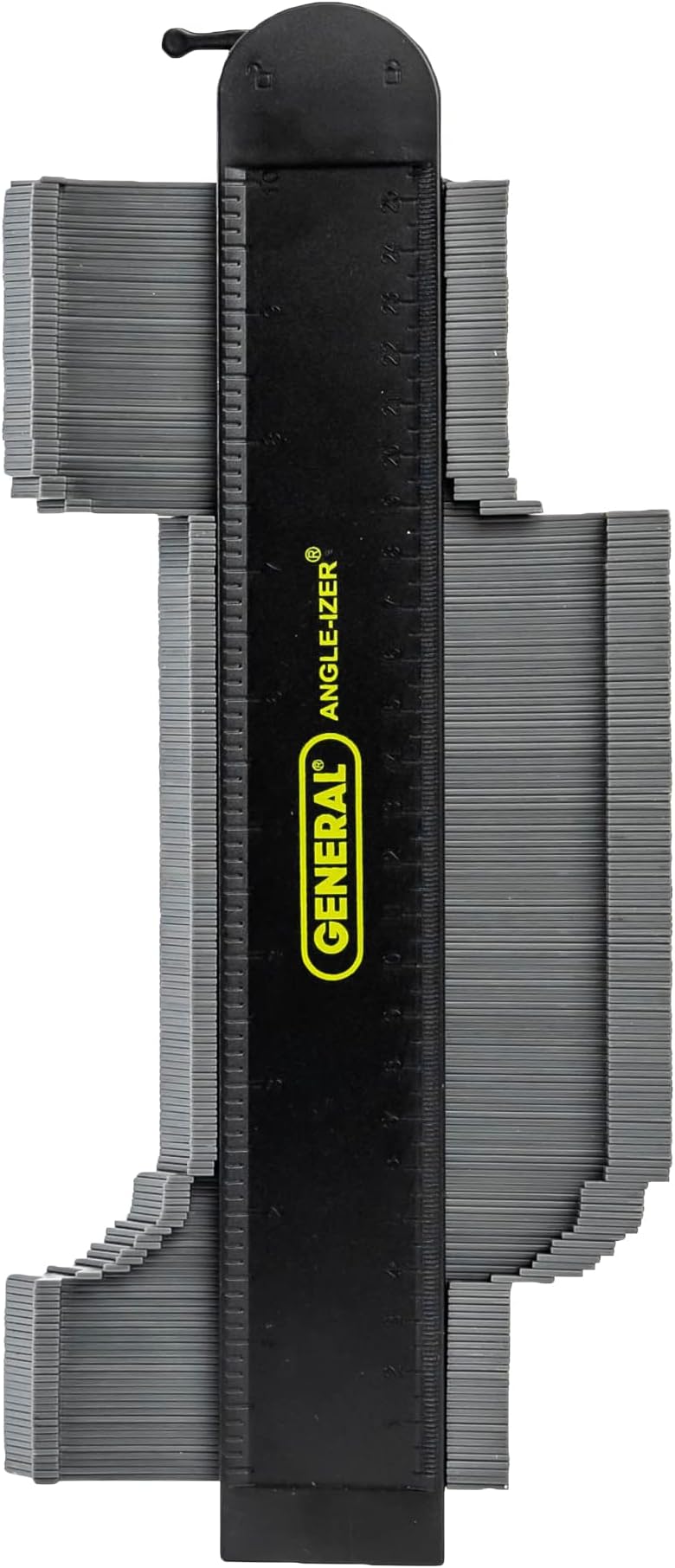 General Tools 833X ANGLE-IZER™ Contour Gauge with Lock, Profile Gauge, Shape Duplicator, 10-Inch (254mm), Precisely Copy Irregular Shapes For Perfect Fit and Easy Cutting