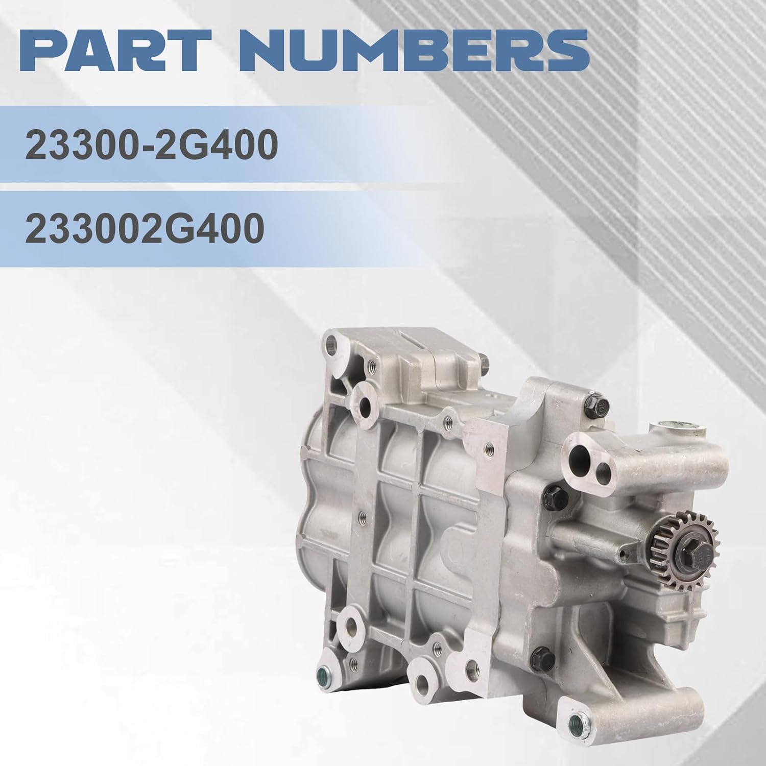 23300-2G400 Engine Oil Pump Assembly for 2013-2016 Santa Fe Sport 2014-2015 Tucson- 2.4L