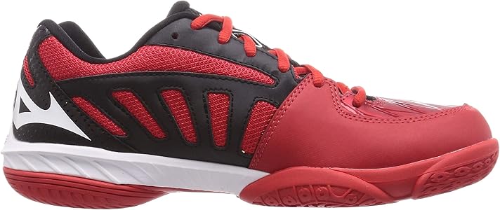 Amazon | [ミズノ] バドミントンシューズ ウエーブクロー レッド