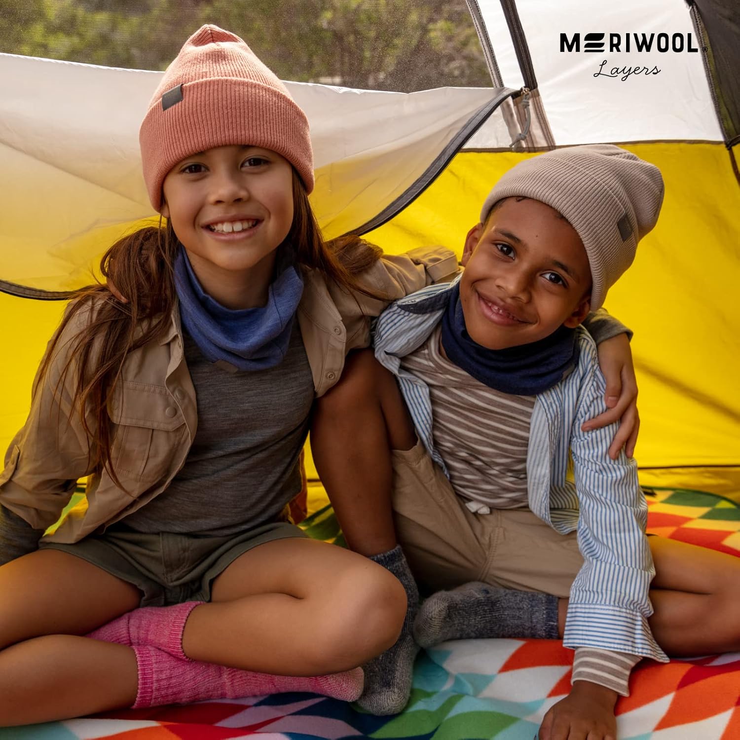 MERIWOOL Kids’ Beanie - Merino Wool Ribbed Knit Winter Hat for Boys and Girls - Image 6