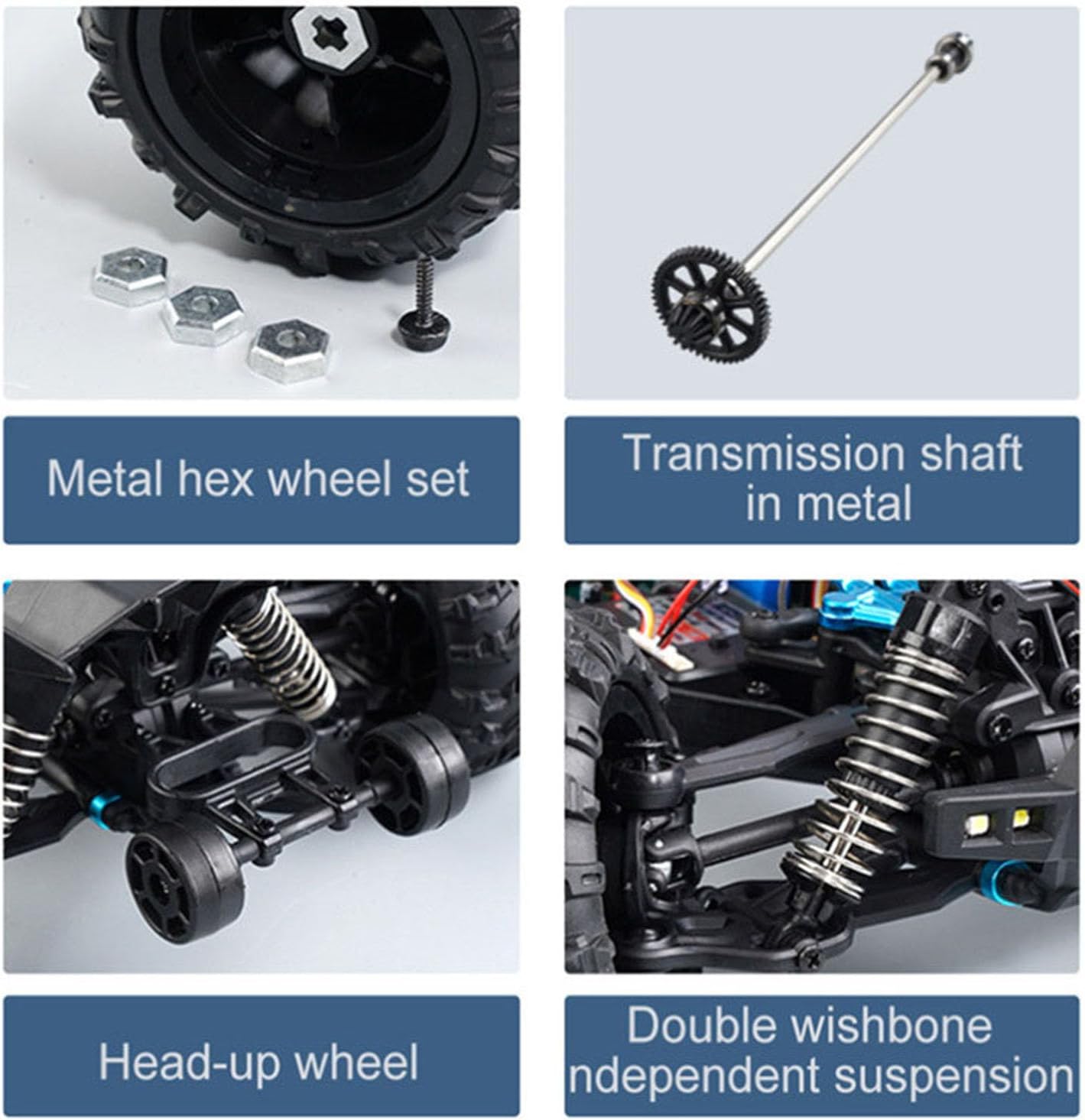 38Km/H Scy 16201 1/16 Remote Control Electric Off Road Vehicle Four Wheel Drive Racing Version Ball Bearings Spring Damping RTR Hobby Grade Model for Adult Hobby(Green)