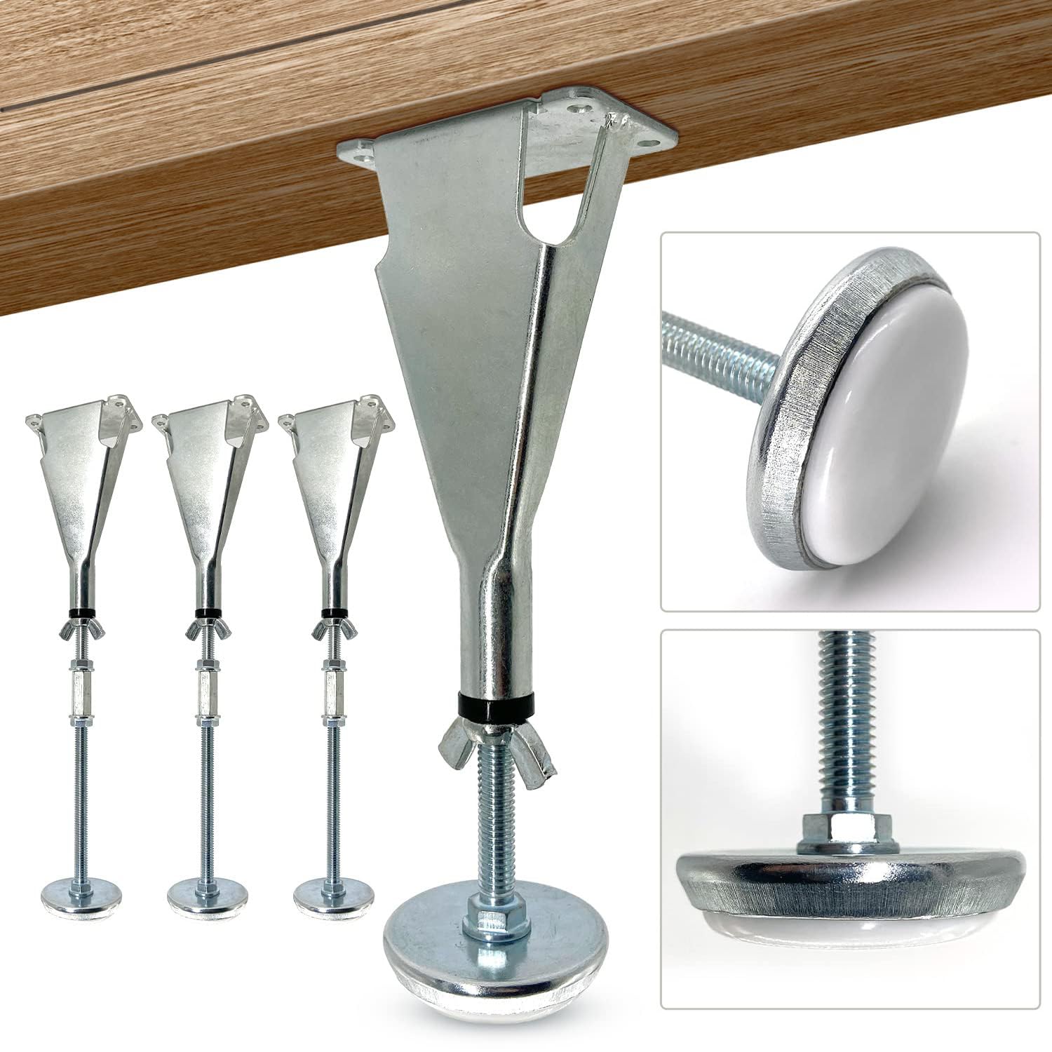 Snapklik.com : KOPKIO 4 PCS Adjustable Bed Center Slat Support Leg, Bed ...