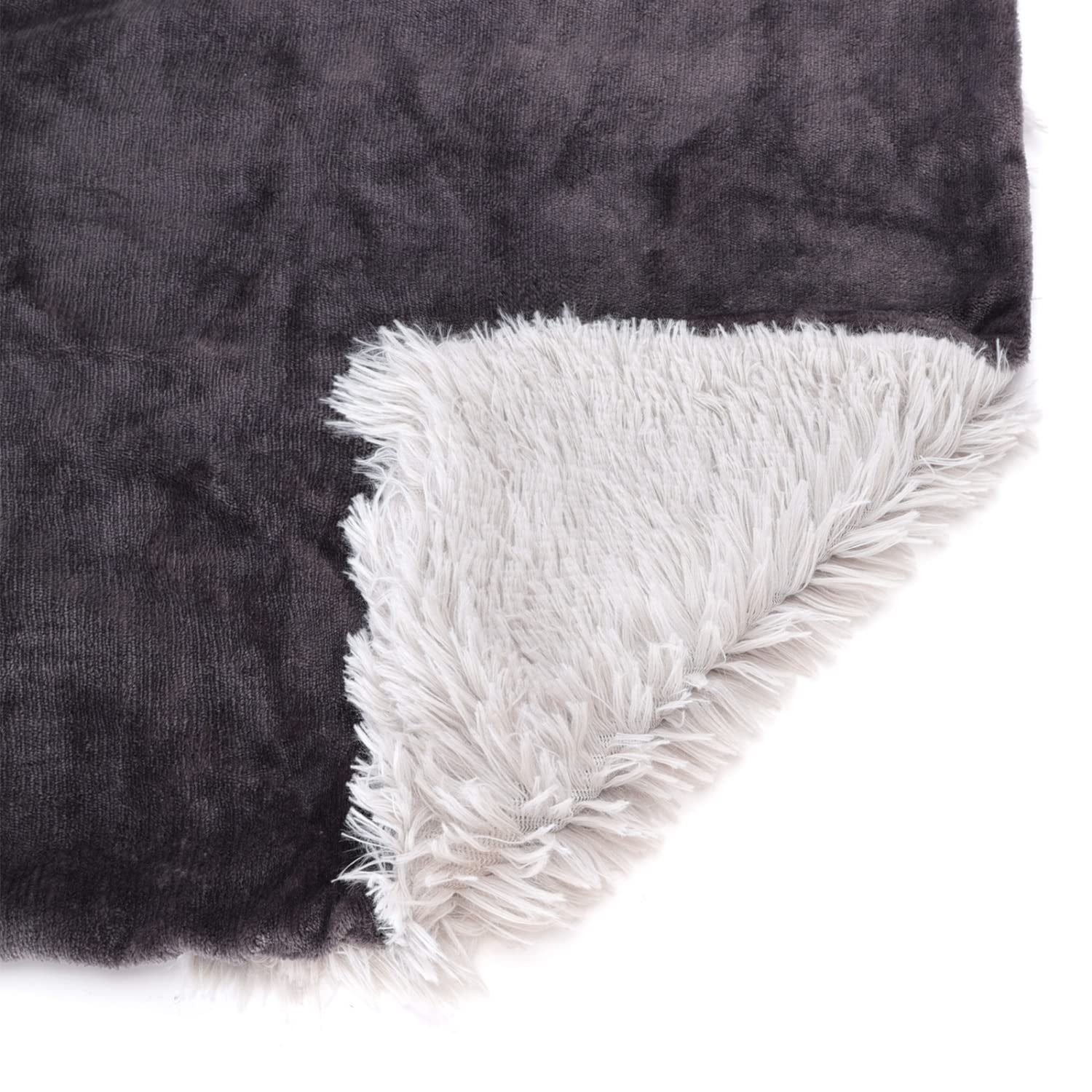 Nobleza Copertine per Cani, Morbida Coperta in Pile per Gatti, Color Grigio, Misure 120 * 100cm