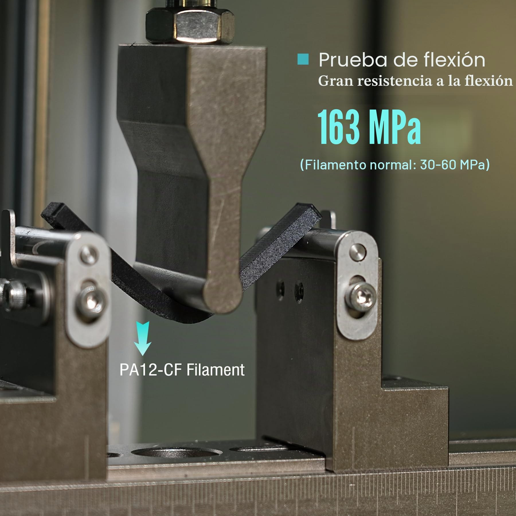 SUNLU Filamento 3D PA12-CF 1,75 mm 1KG, Filamento de Nailon con Fibra de Carbono, Excelente Resistencia al Desgaste y a los Aceites, Bobina Resistente al Calor, Dimensional +/-0,02 mm, 1KG, Negro