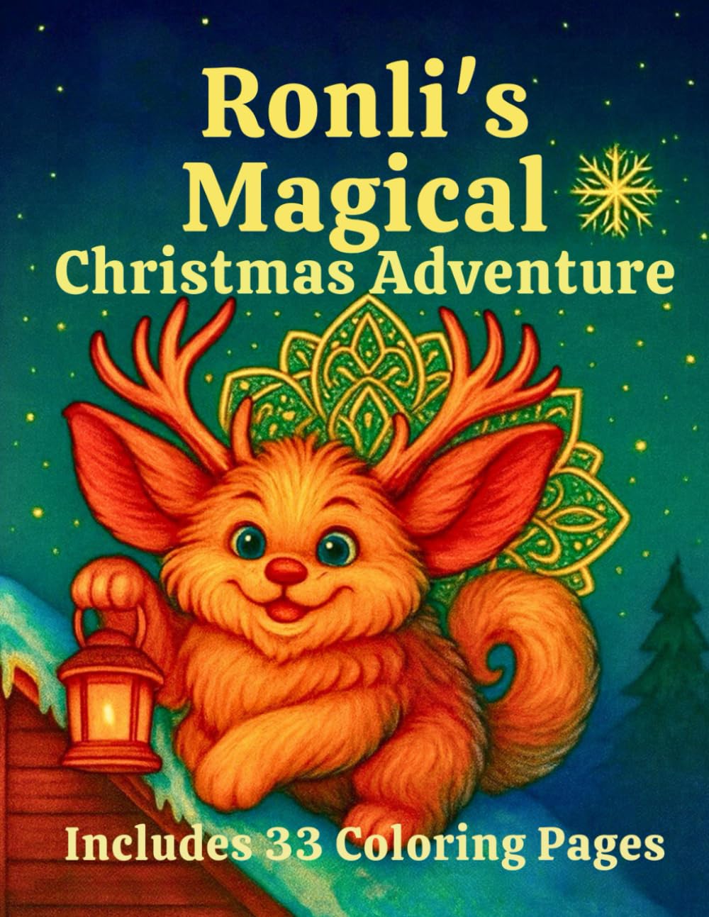 Ronli’s Magical Christmas Adventure – Story & Coloring Book: A Heartwarming Holiday Tale With 33 Enchanting Coloring Pages (Story & Tale Coloring Books)