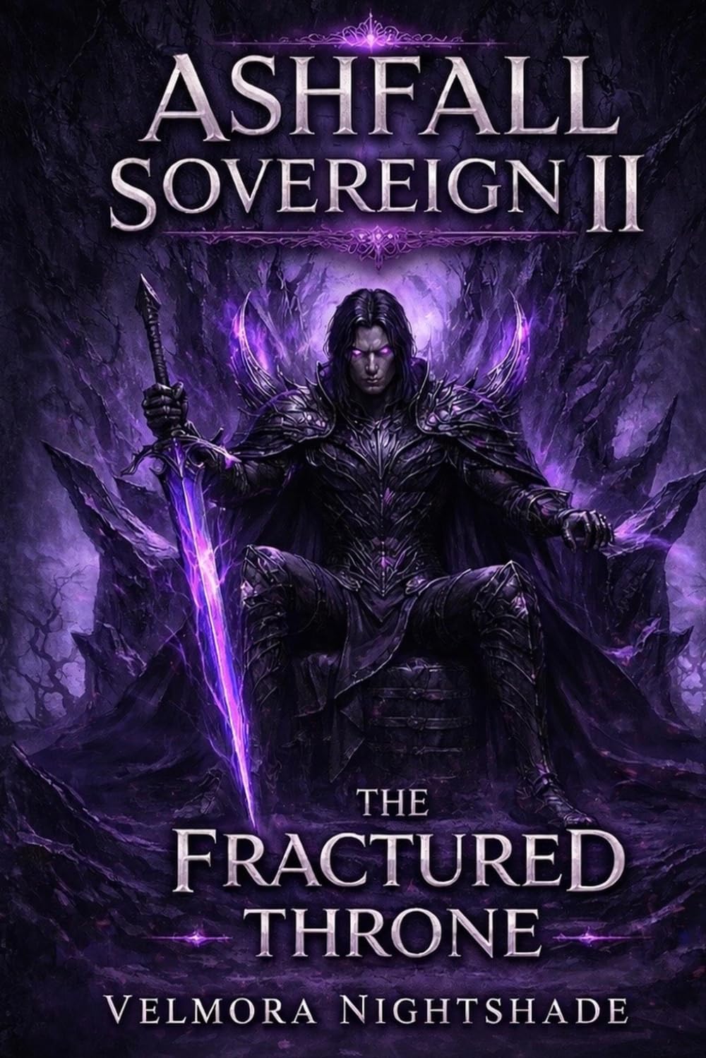 Ashfall Sovereign II: The Fractured Throne: A Grimdark Tale of Power, Betrayal, and Living Darkness •A Dark Fantasy Saga of Corruption