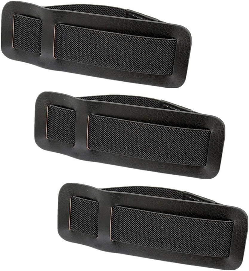 TimedMALL Notebook Accessories Self-Adhesive Leather Pen Holder Pencil Elastic Loop for Notebooks,Journals,Clipboards (All The Books of Paper Books) 9 PCS