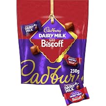 Cadbury Biscoff Chocolate Assorted Pieces, 230 g Pack of 1
