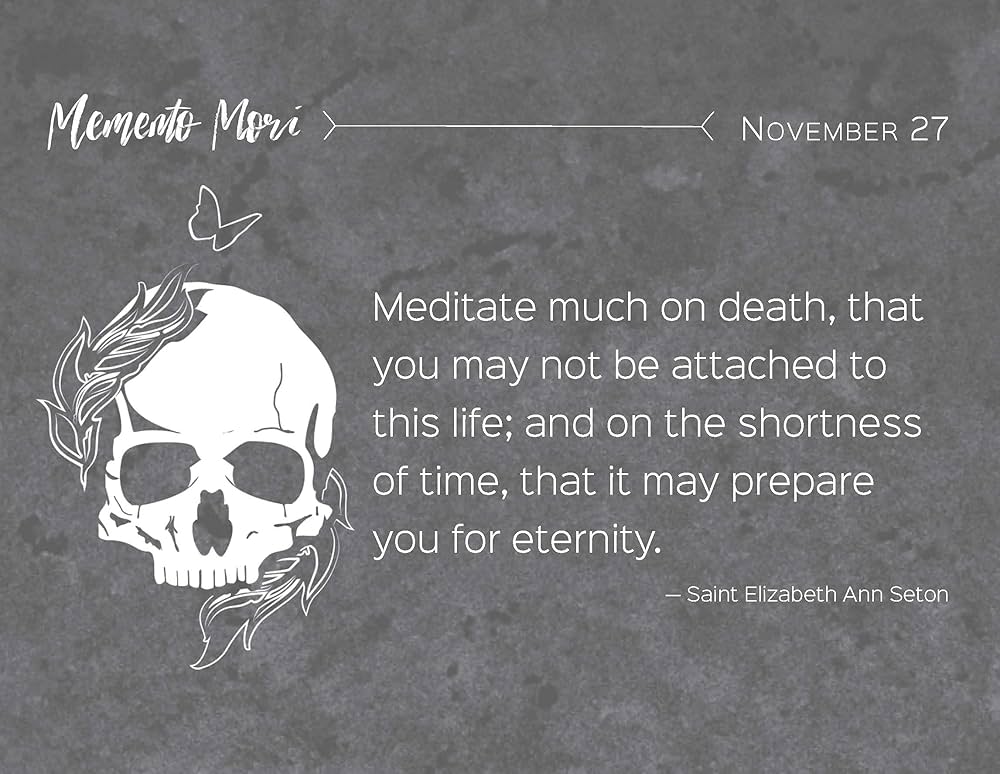 Memento Mori Daily Desk Calendar: Remember Your Death and