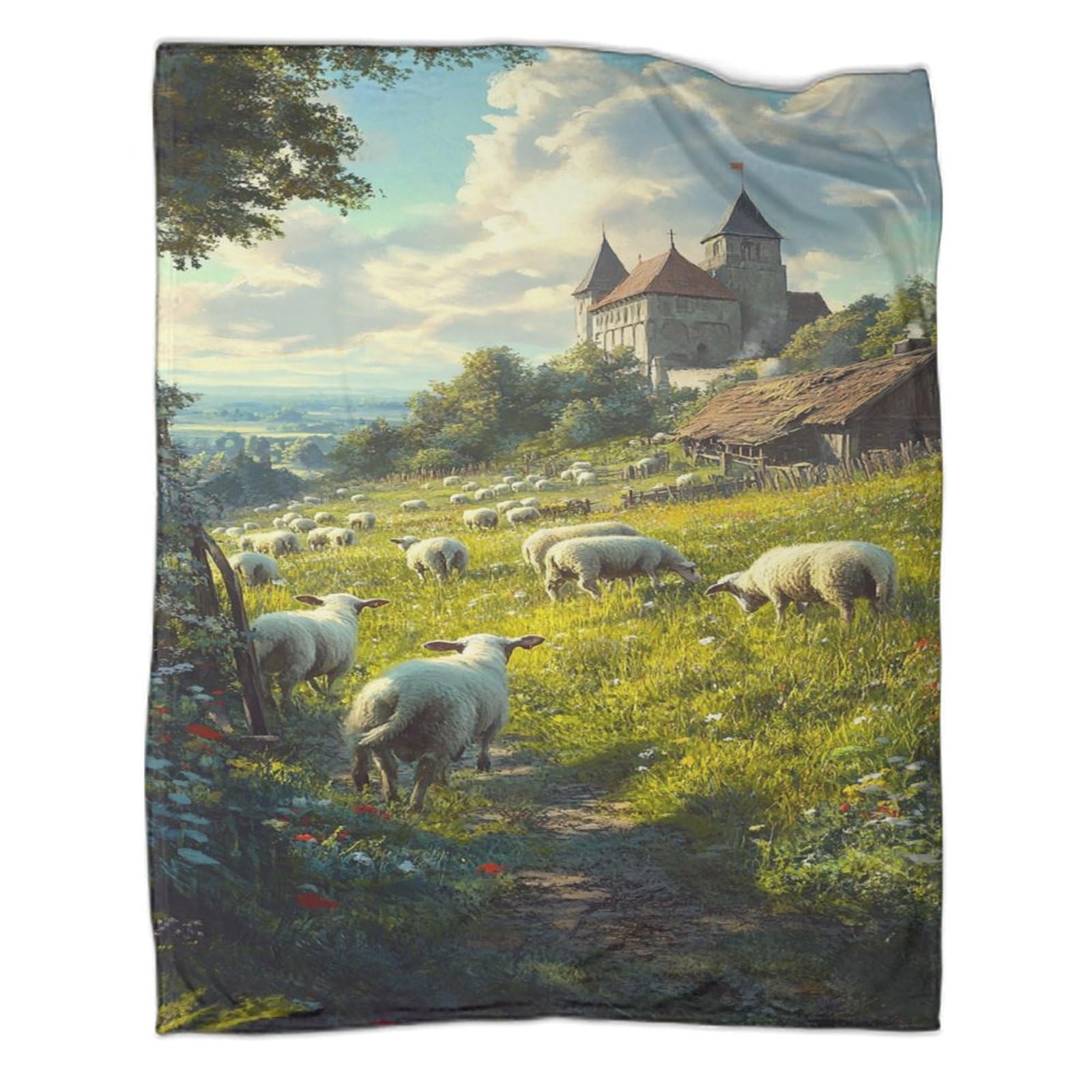 Couverture polaire ultra douce en flanelle 180x200 pour grand lit et canapé