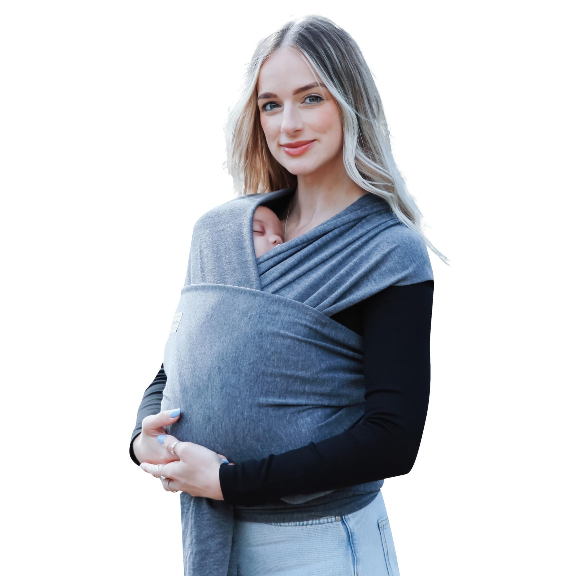 Baby Sling Wrap Newborn to Toddler Carrier, Stretchy Baby Wraps - Baby Sling Safety Tested, Hands-Free Baby Wrap Carrier, Newborn Sling - Baby Carrier — view 17