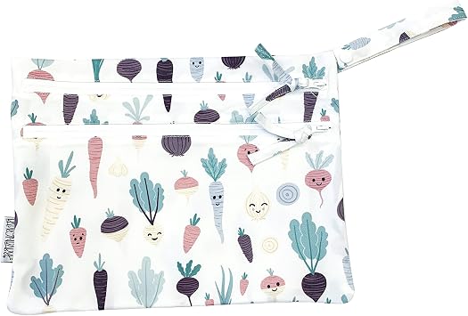 BapronBaby Root Veggies Wet Dry Bag for Baby Gym Swim Beach Travel