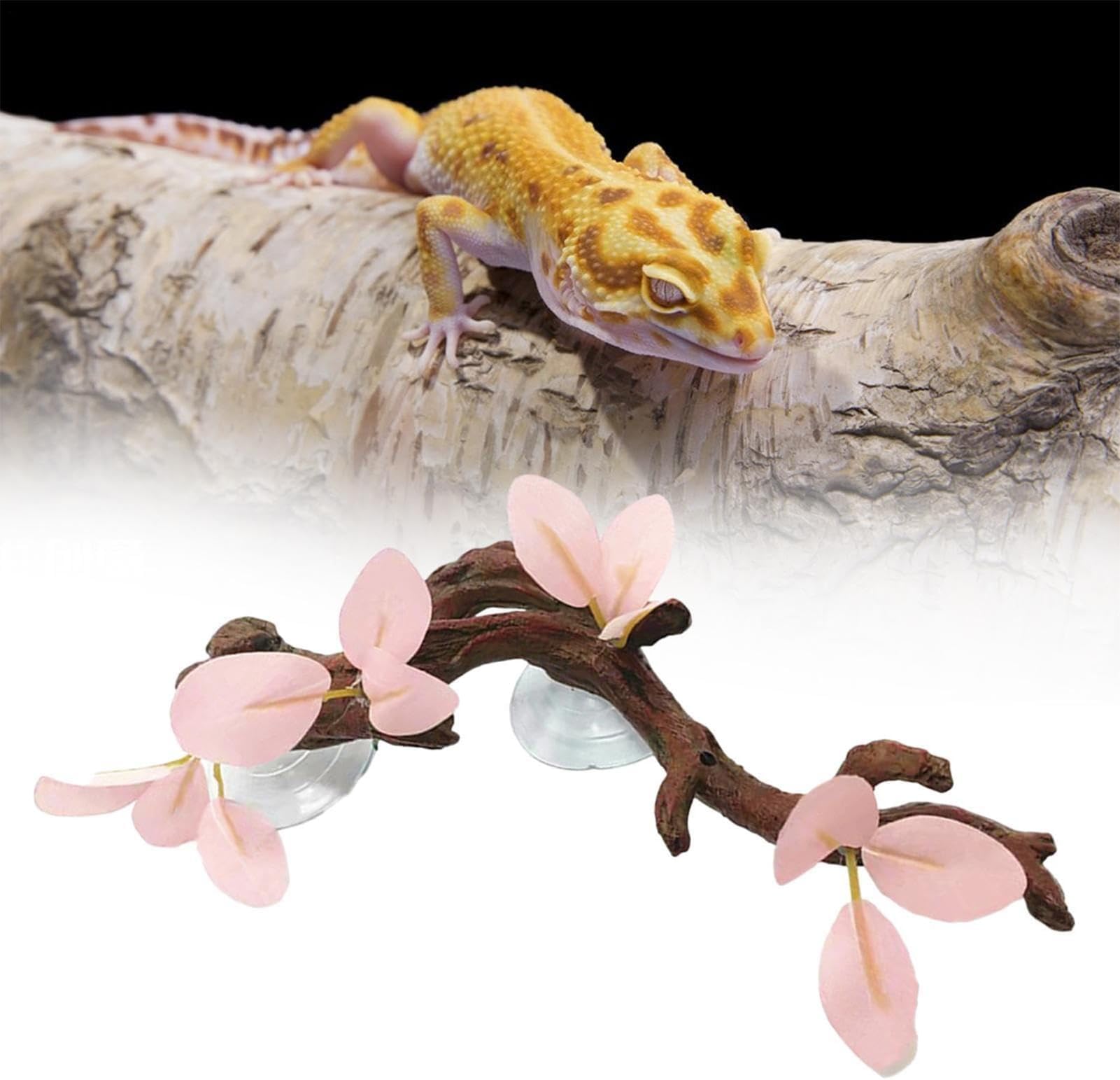 Snake Climbing Branch, With Suction, Resin Snake Accessories For Vivarium, Gecko Climbing Gecko, Vivarium Decoration, For Corn Snakes Frog Bearded Dragon Lizard