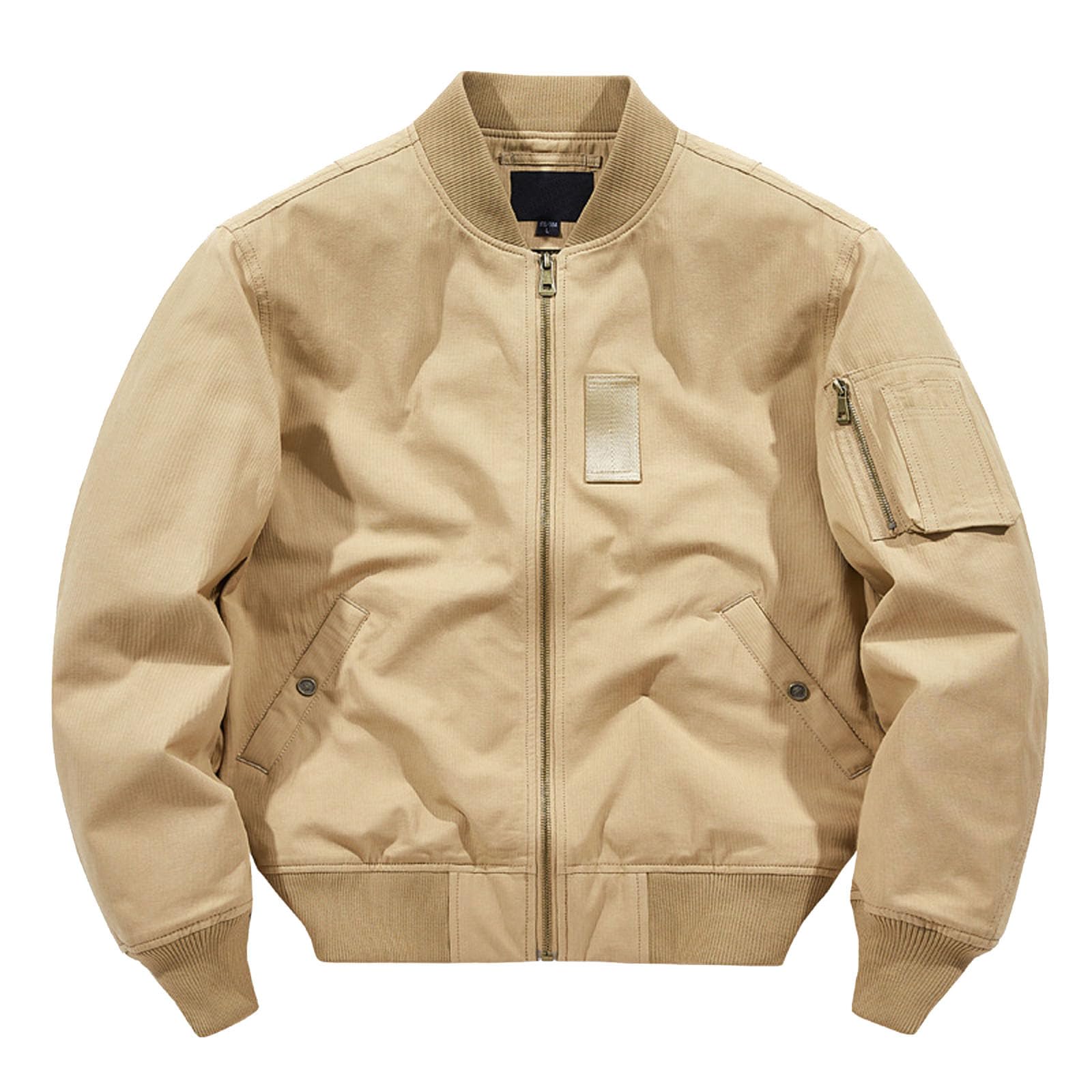Giacca Primaverile Uomo Elegante, Giacca Bomber da Uomo, Estive Casual Leggero Giacche Bomber Militare Full Zip Sport Baseball Giacca a Vento Giubbotto Estivo Giacca da Uomo Comodo Varsity Giubbotto