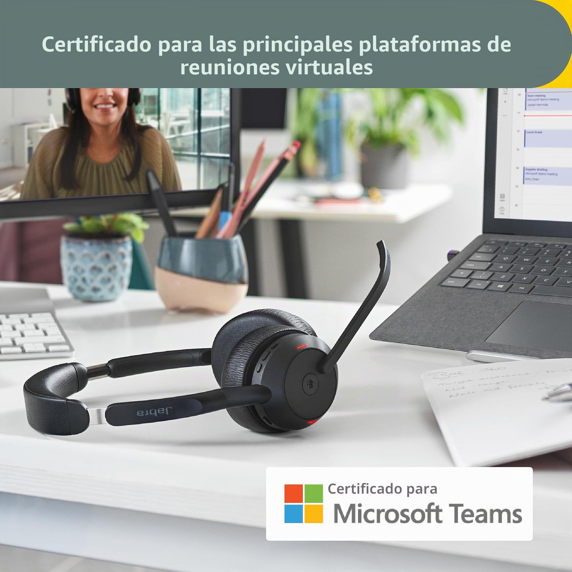 Amazon.com: Jabra Evolve2 55 - Auriculares inalámbricos estéreo