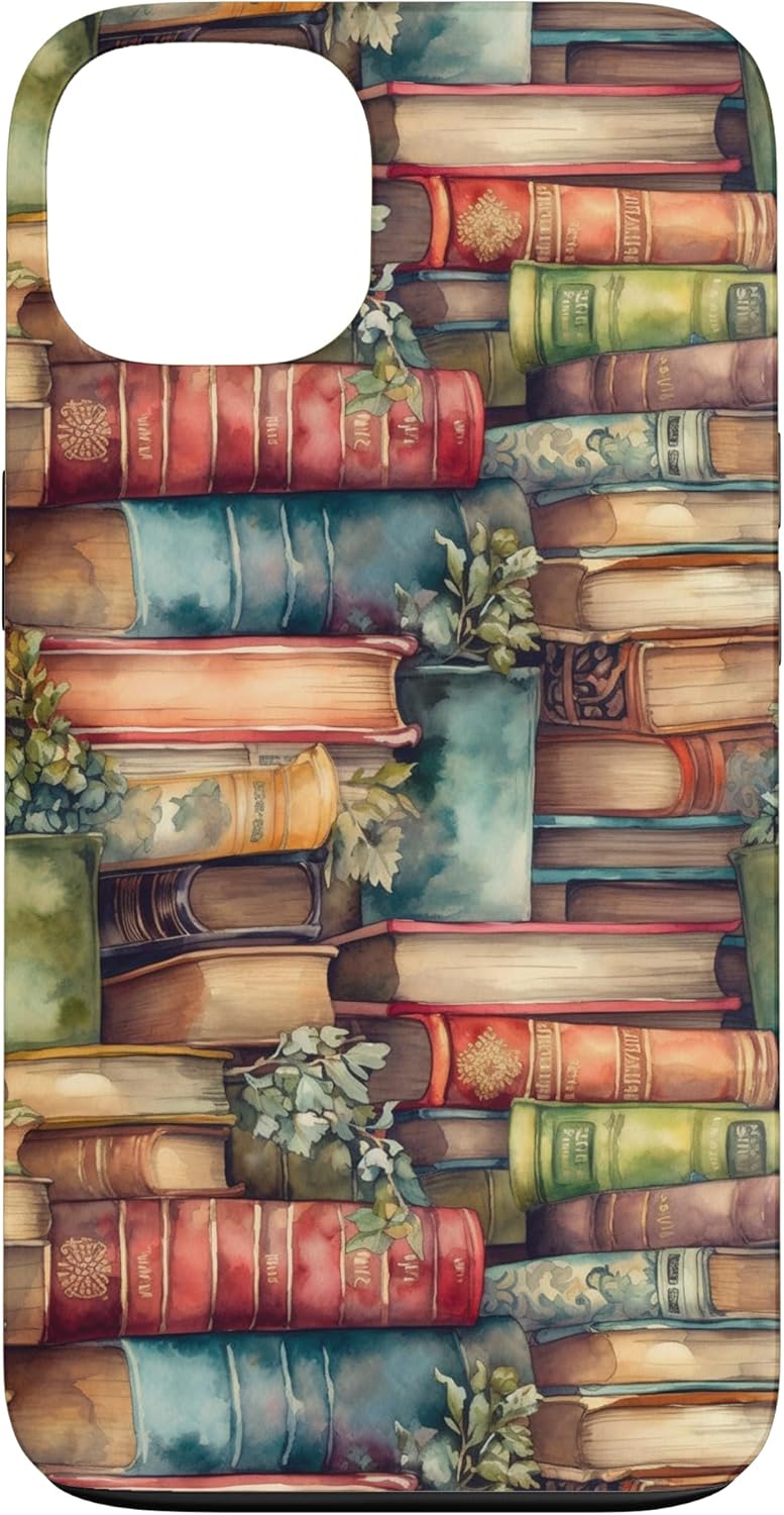 Vintage Book Lover Library Librarian Bookish Bibliophile Case for iPhone 12/12 Pro