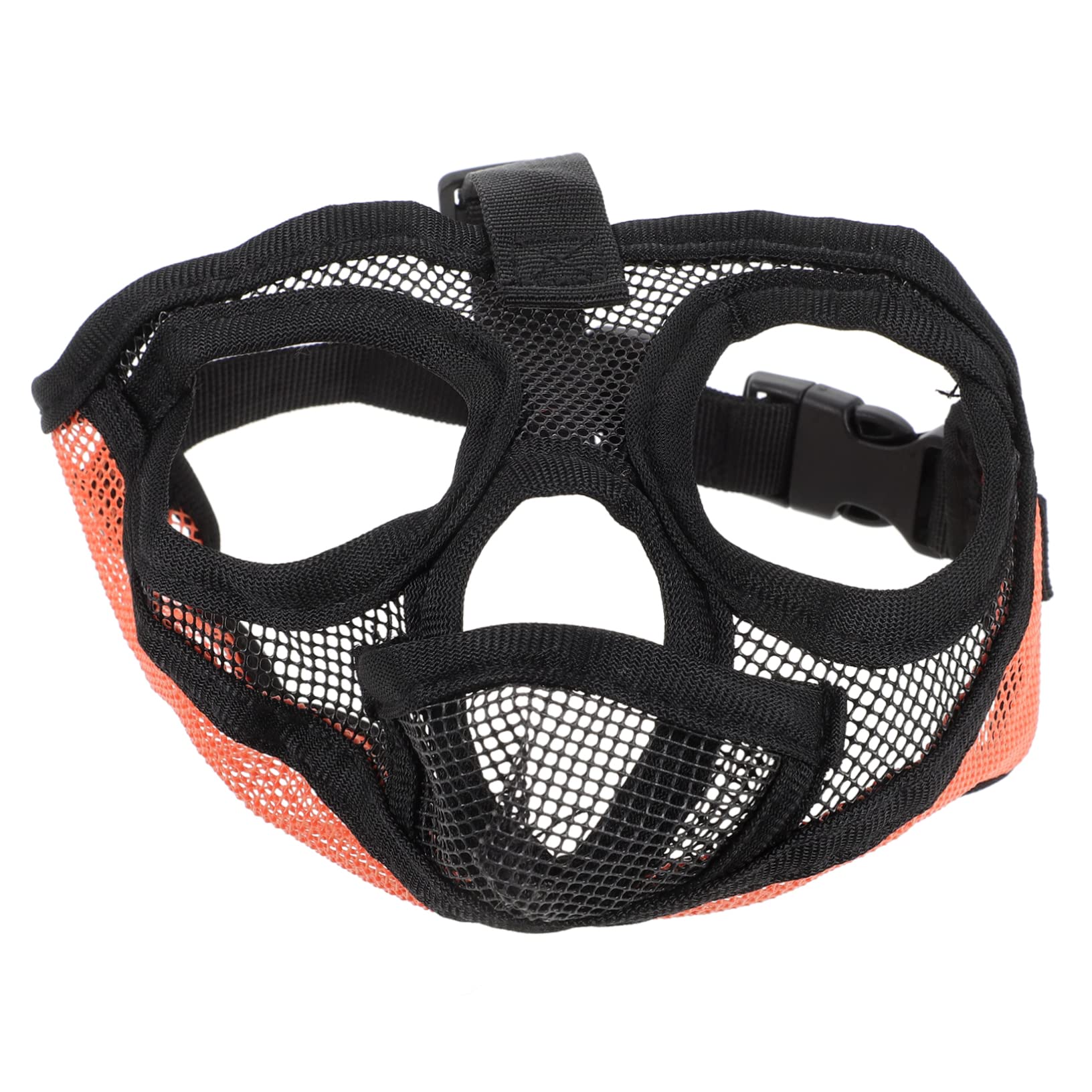 Toddmomy 4pièces Muselière pour Chien à Museau Court Muselière Respirante Maille pour Empêcher Aboiements Et Morsures Accessoire Confortable pour Chiens