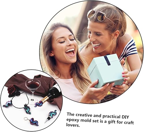 Miniatura 3 de Moldeo del tapón de la botella de los moldes del tentáculo del pulpo para el ornamento epoxi cristalino