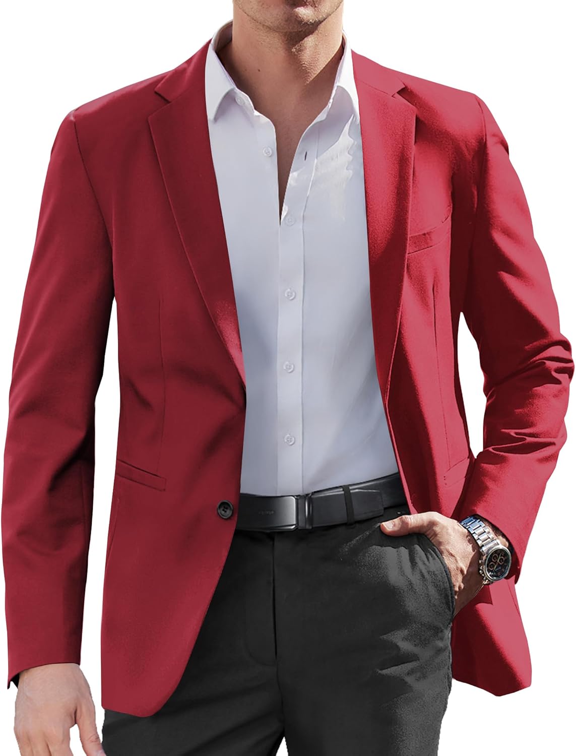 COOFANDY Mens Casual Sport Coat Regular Fit Lightweight Blazers Jacket Two Button Business Suit Jackets