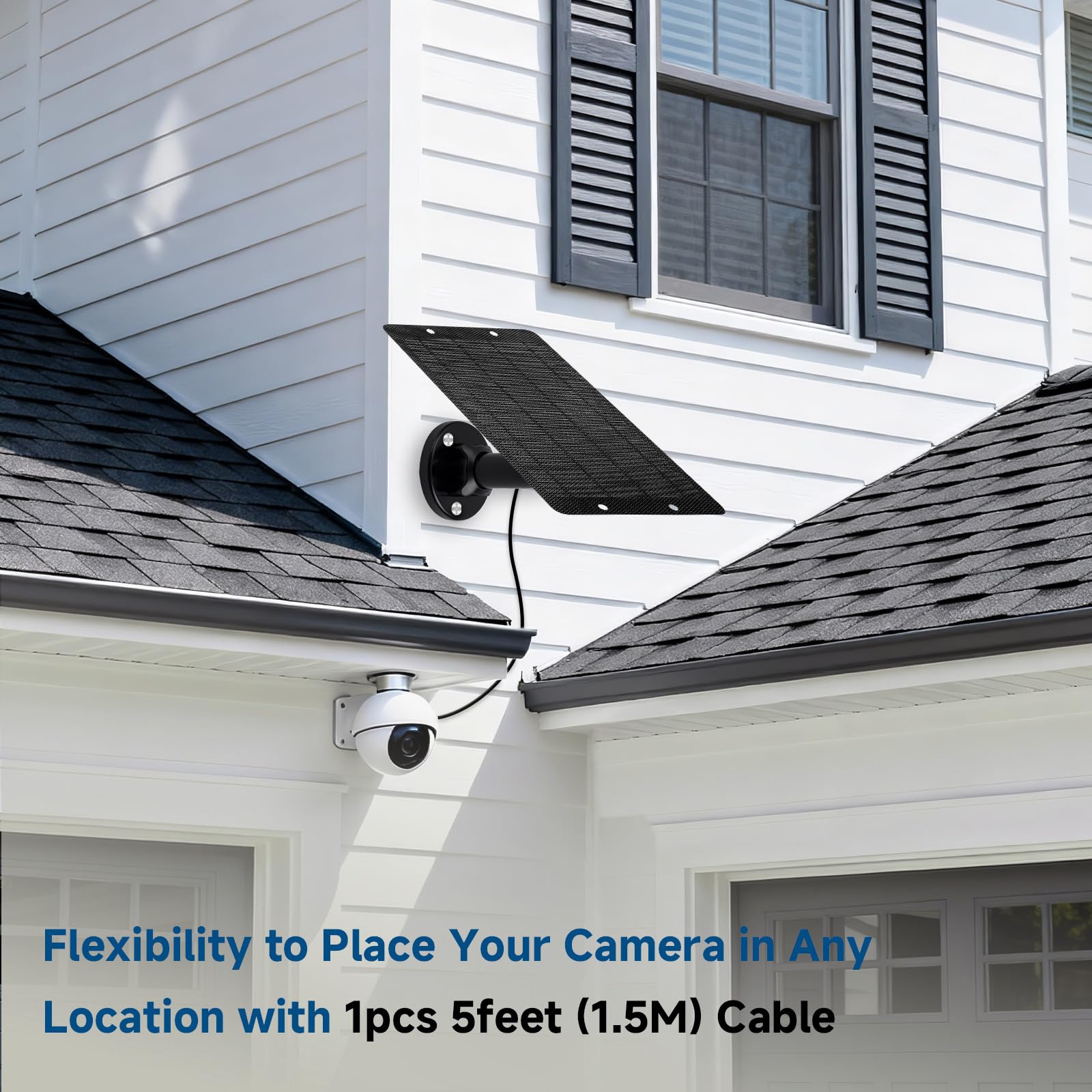 Pannello solare da 6 W 5 V con connettori Tipo-C, micro USB e barile, pannello solare universale per fotocamera con superficie ad alta efficienza a nido d'ape, caricabatterie solare impermeabile IP65