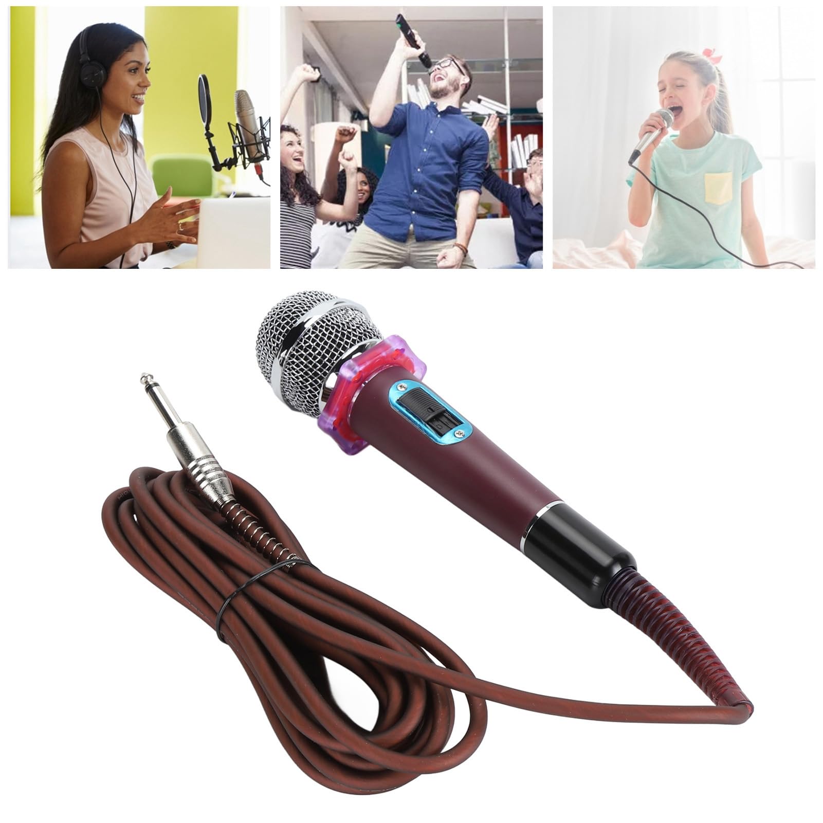 Amazon.com: Microphone, Handheld Mic, Dynamic Moving Coil Cardioid