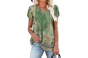 Chic Bohemian V-Neck Summer Top: Embrace the Boho Vibes